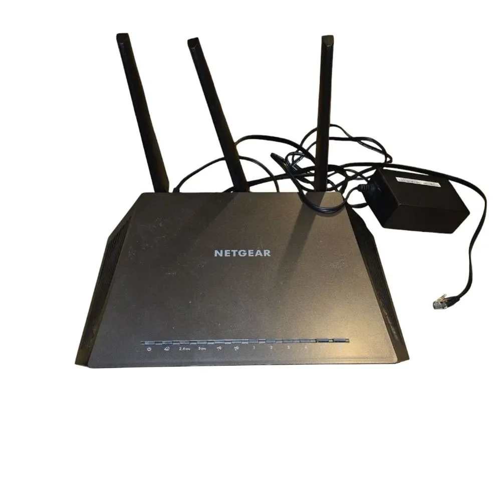 NETGEAR Nighthawk AC1900 Dual Band Wi-Fi Gigabit Router (R7000)electronics Home - Picture 1 of 14